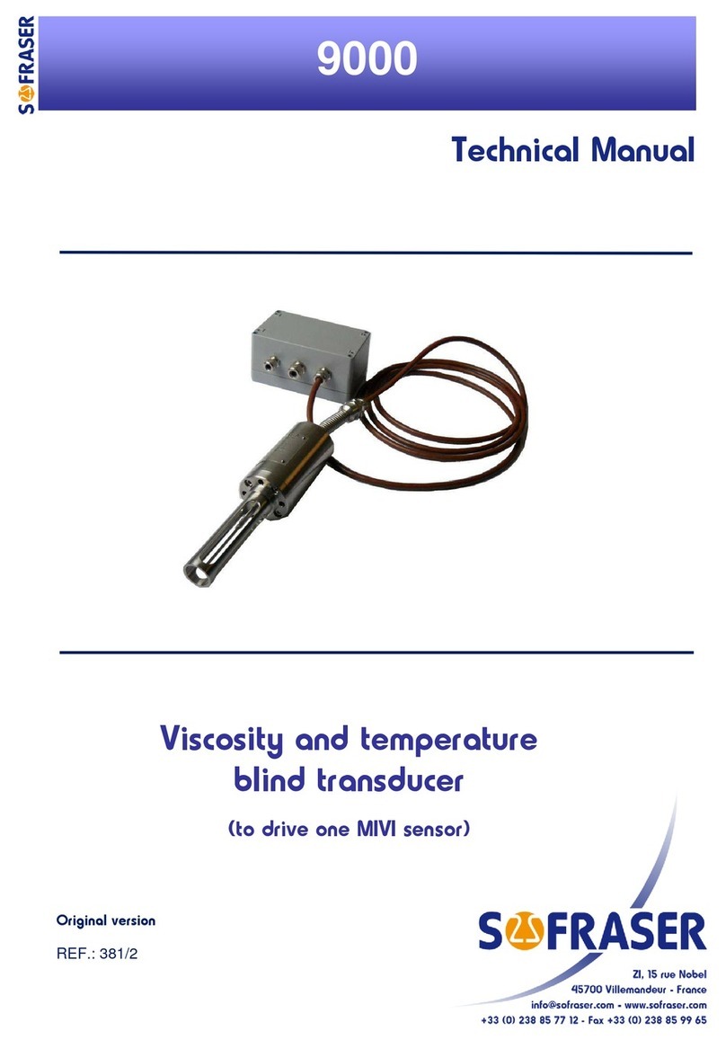 Sofraser 9000 Technical manual