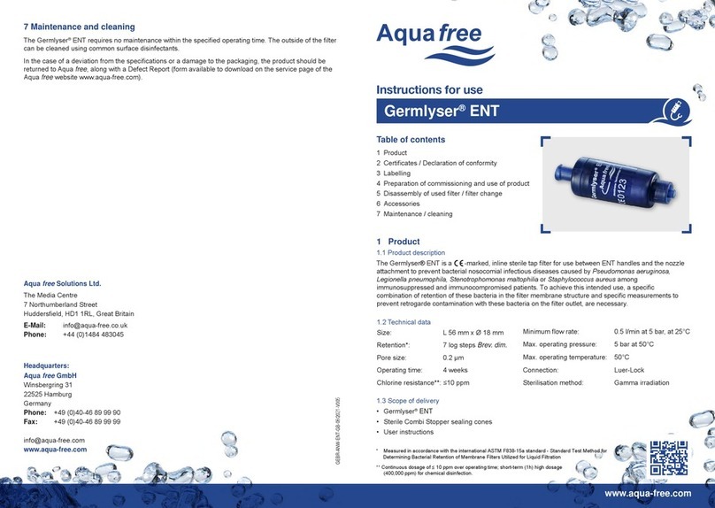 Aqua Free Germlyser ENT Instructions for use Aqua Free Germlyser ENT Instructions for use