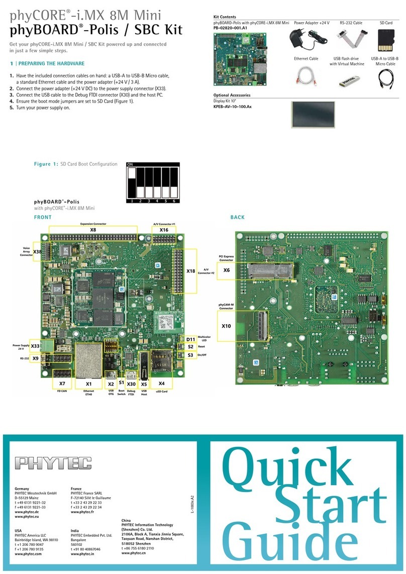 Phytec phyCORE-i.MX 8M Mini manual