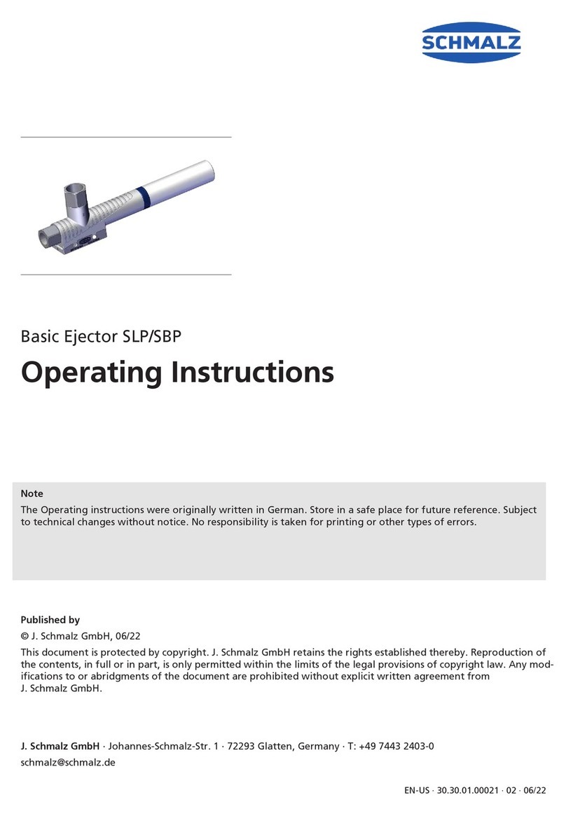 Schmalz SLP 05 User manual