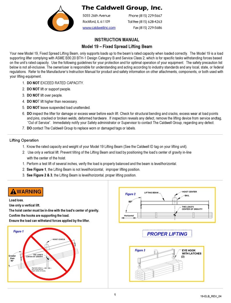 Caldwell 19 instruction manual