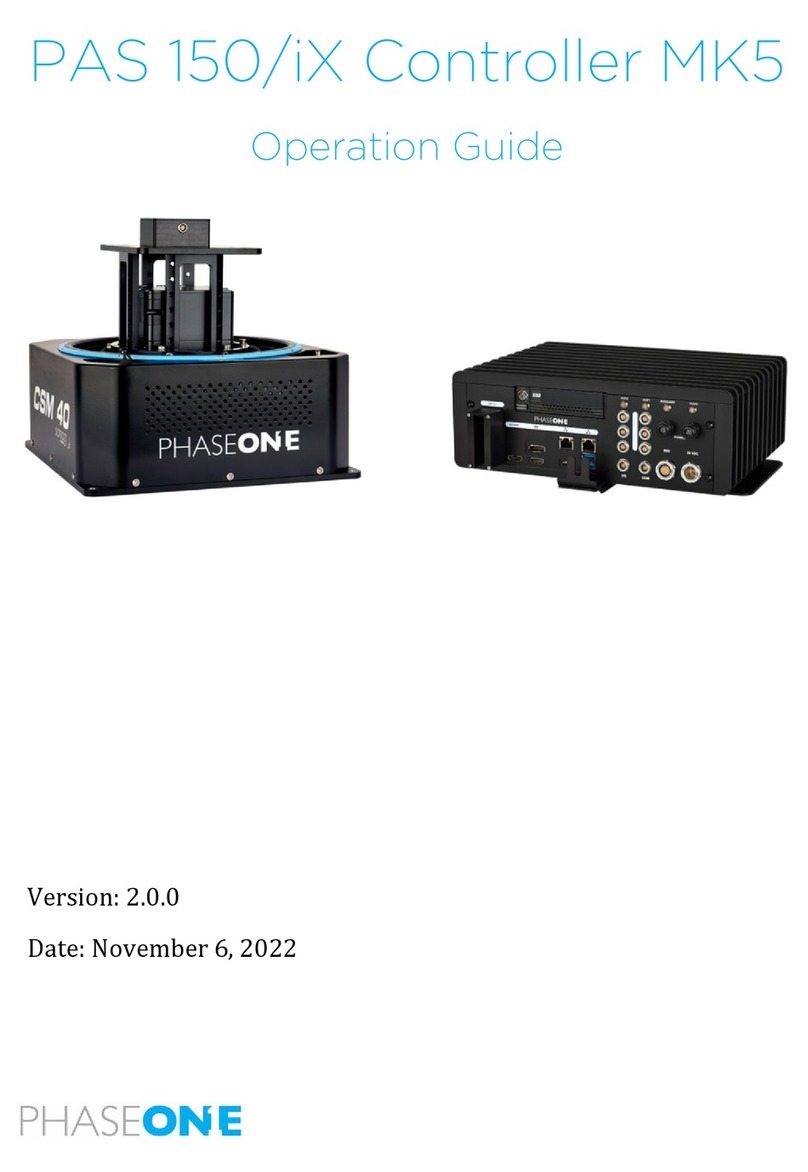 PhaseOne PAS 150 User manual