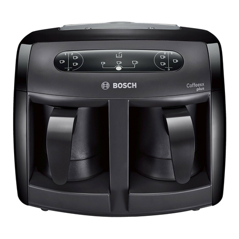 Bosch Coffeexx plus TKM6 Series User manual