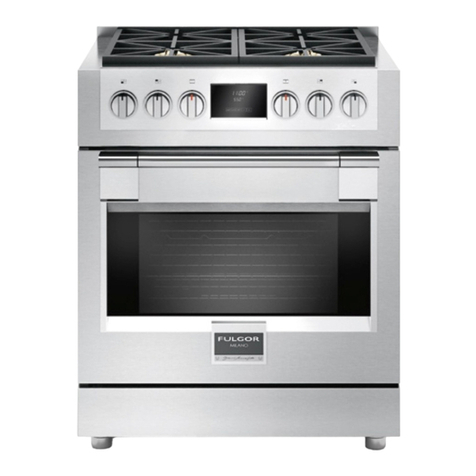 Fulgor Milano SOFIA 600 Series installation instructions