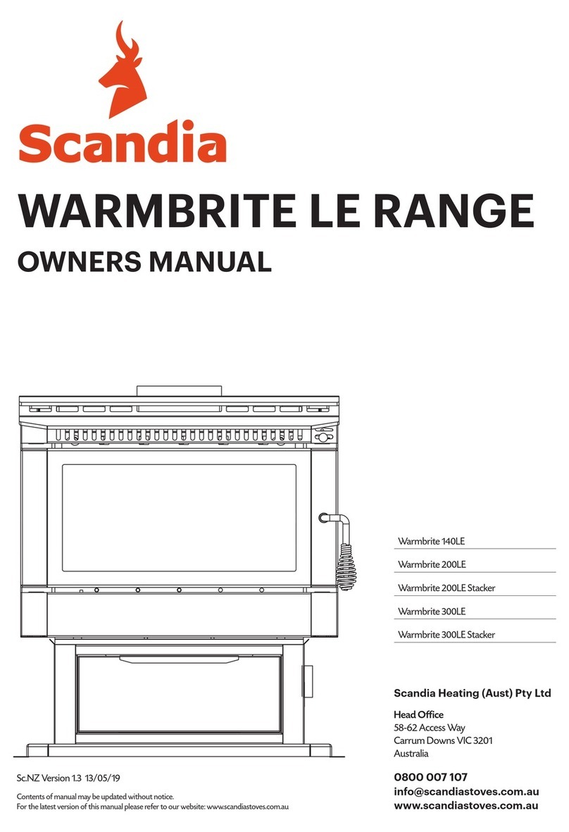 scandia Warmbrite 140LE owner's manual