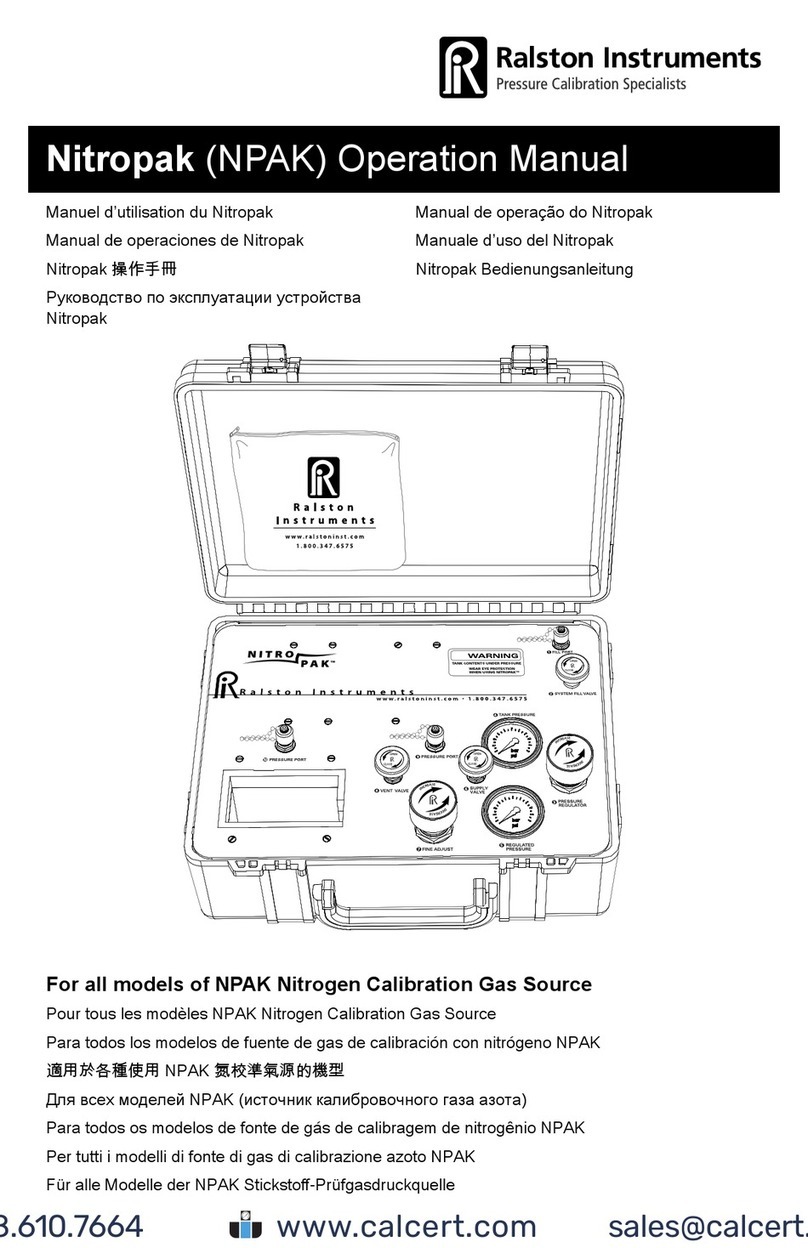 Ralston Instruments NPAK-KIT3 Operation manual Ralston Instruments NPAK-KIT3 Operation manual
