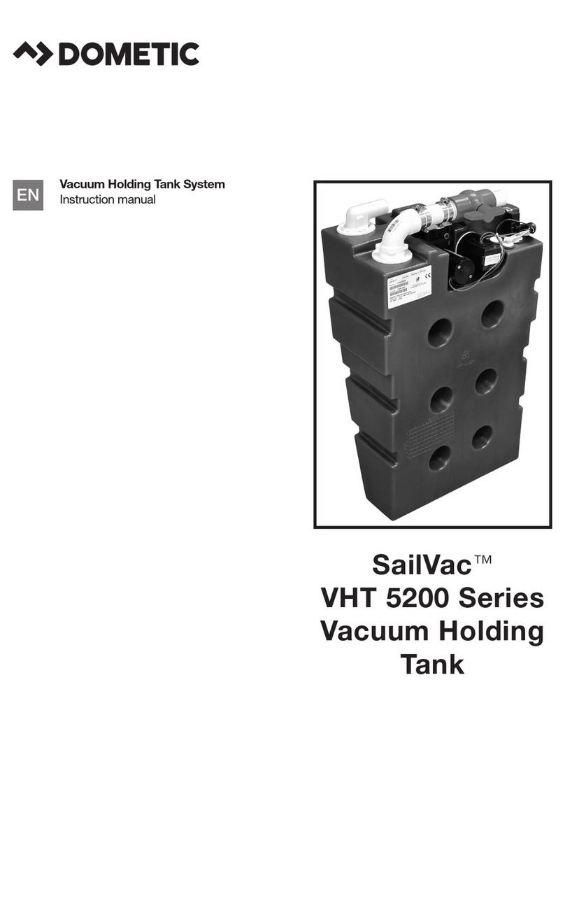 Dometic SailVac VHT 5200 Series instruction manual