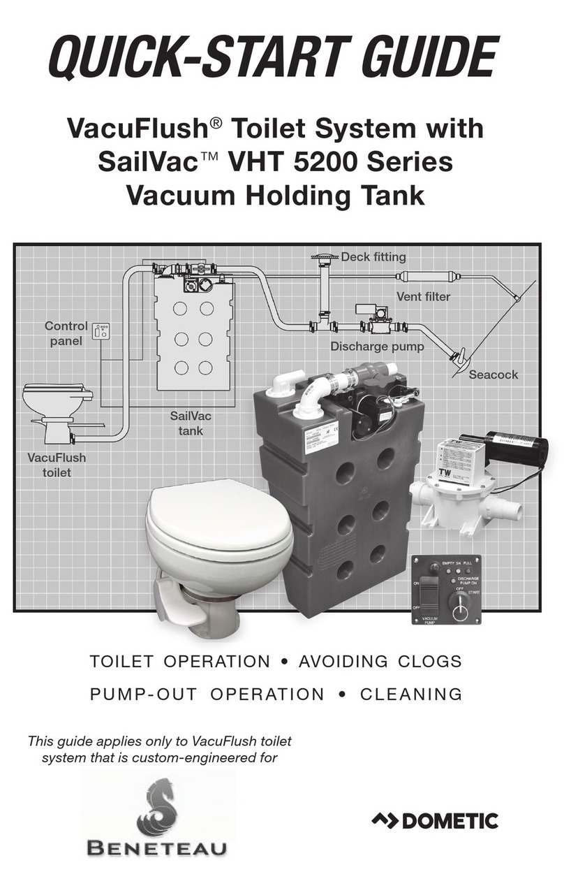 Dometic SailVac VHT 5200 Series User manual