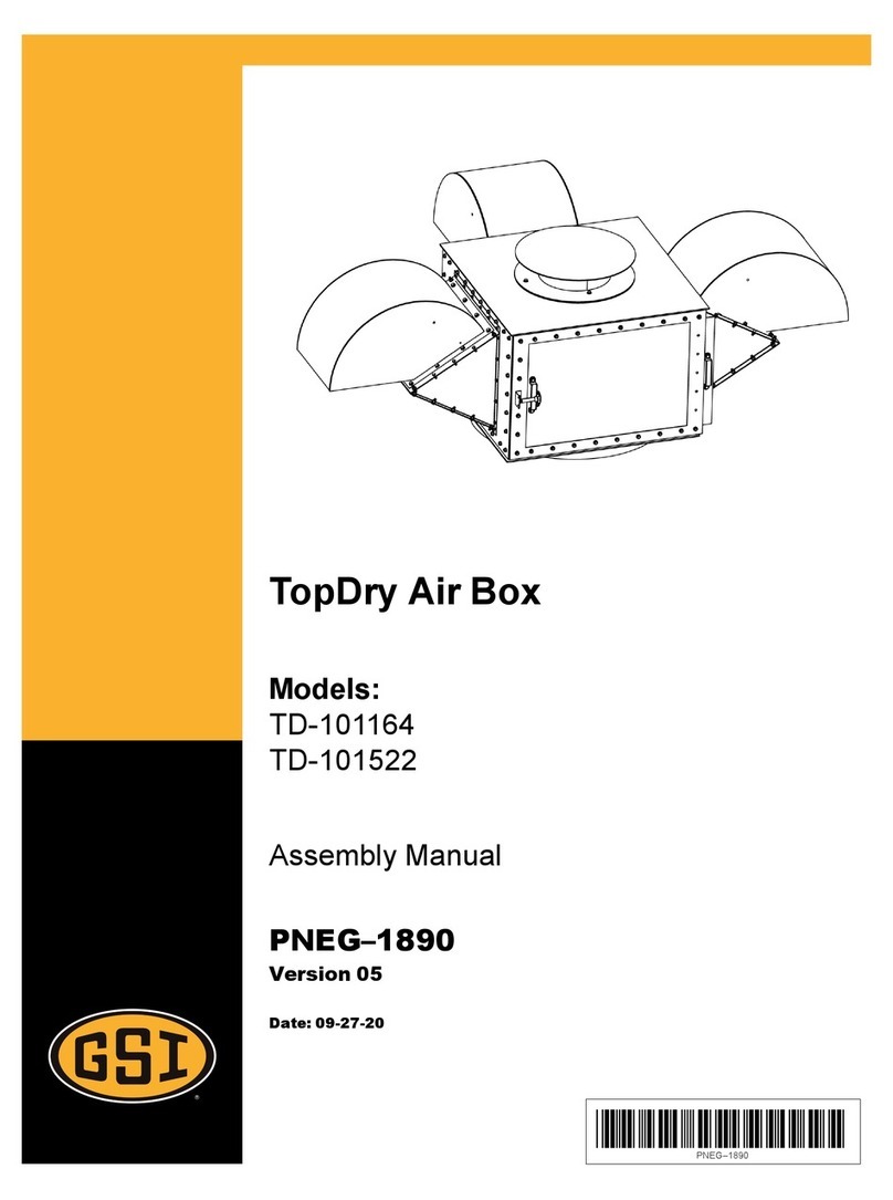 GSi TopDry TD-101164 User manual