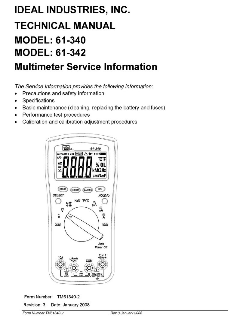 IDEAL INDUSTRIES 61-340 User manual