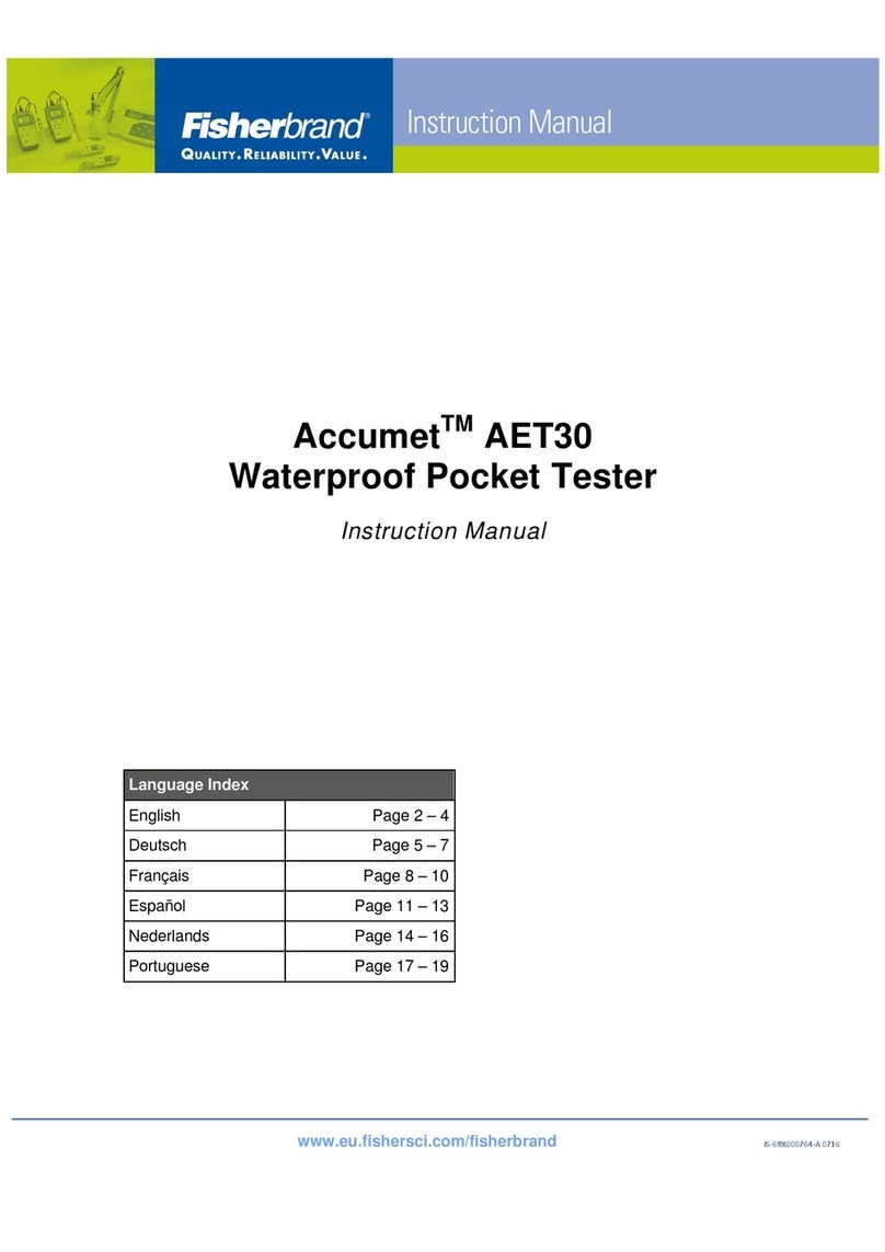 Fisherbrand Accumet AET30 instruction manual