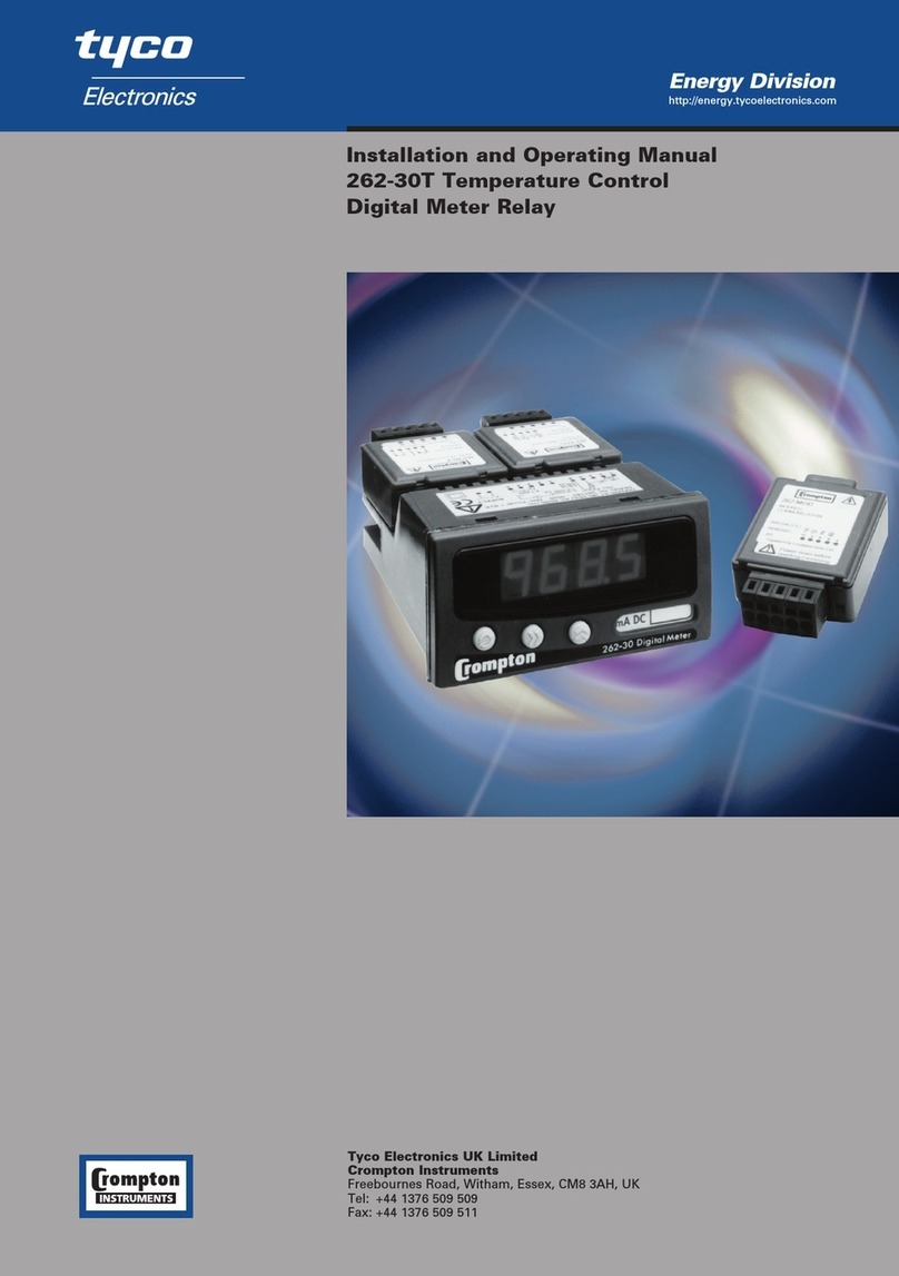 Tyco 262-30T Installation and operating manual