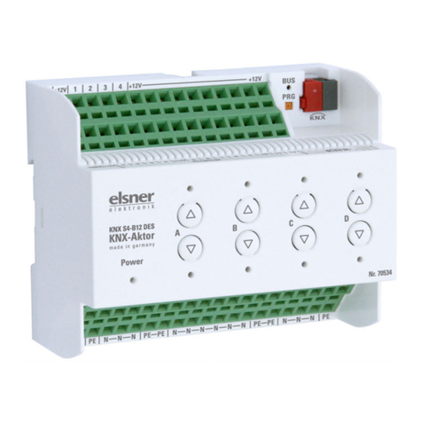 elsner elektronik KNX S4-B12 DES manual
