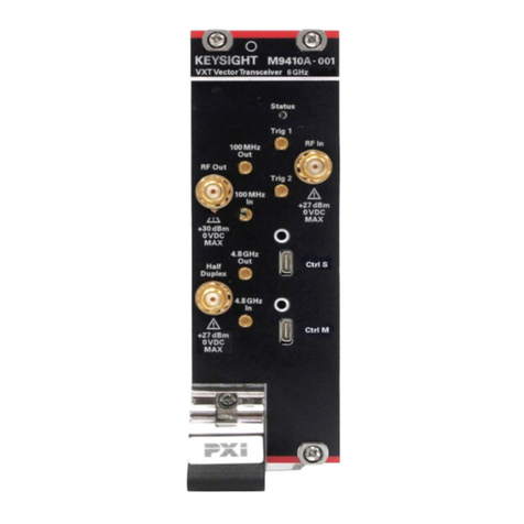 Keysight Technologies M9410A User manual