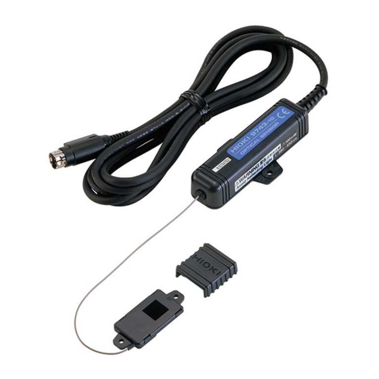 Hioki 9743-10 User manual