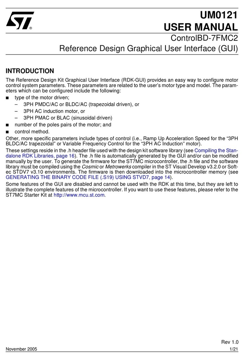 ST ControlBD-7FMC2 User manual