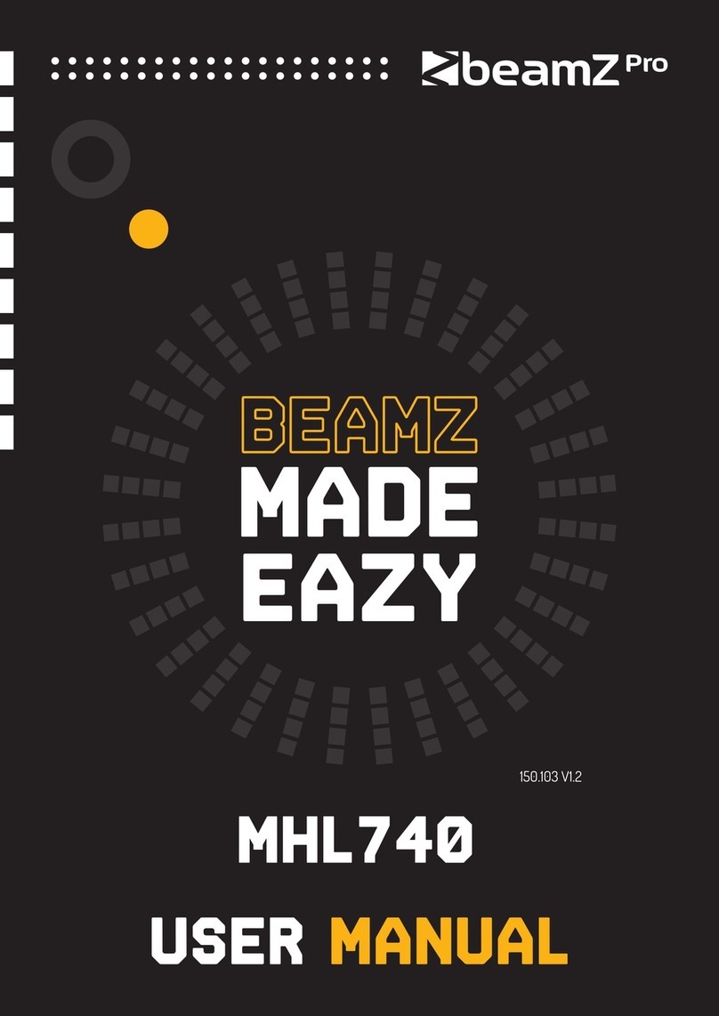 Beamz MHL740 User manual