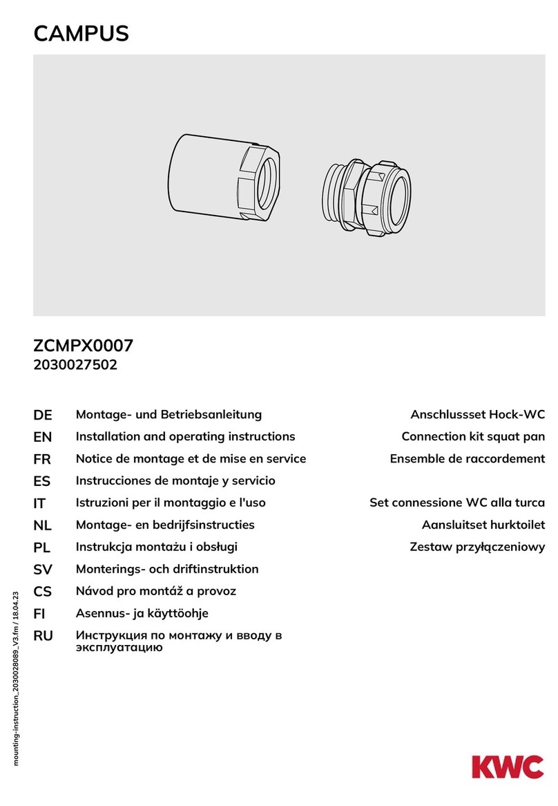 KWC CAMPUS ZCMPX0007 User manual KWC CAMPUS ZCMPX0007 User manual