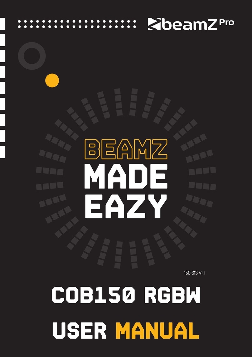 Beamz Pro COB150 RGBW user manual