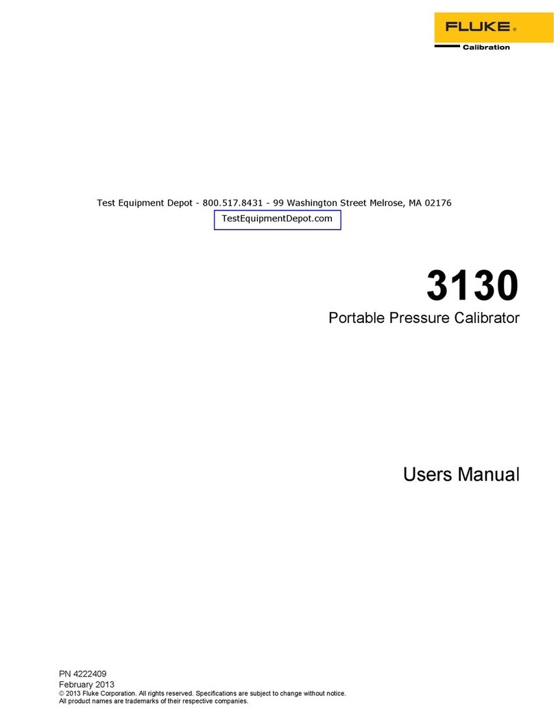 Fluke 3130-G2M User manual