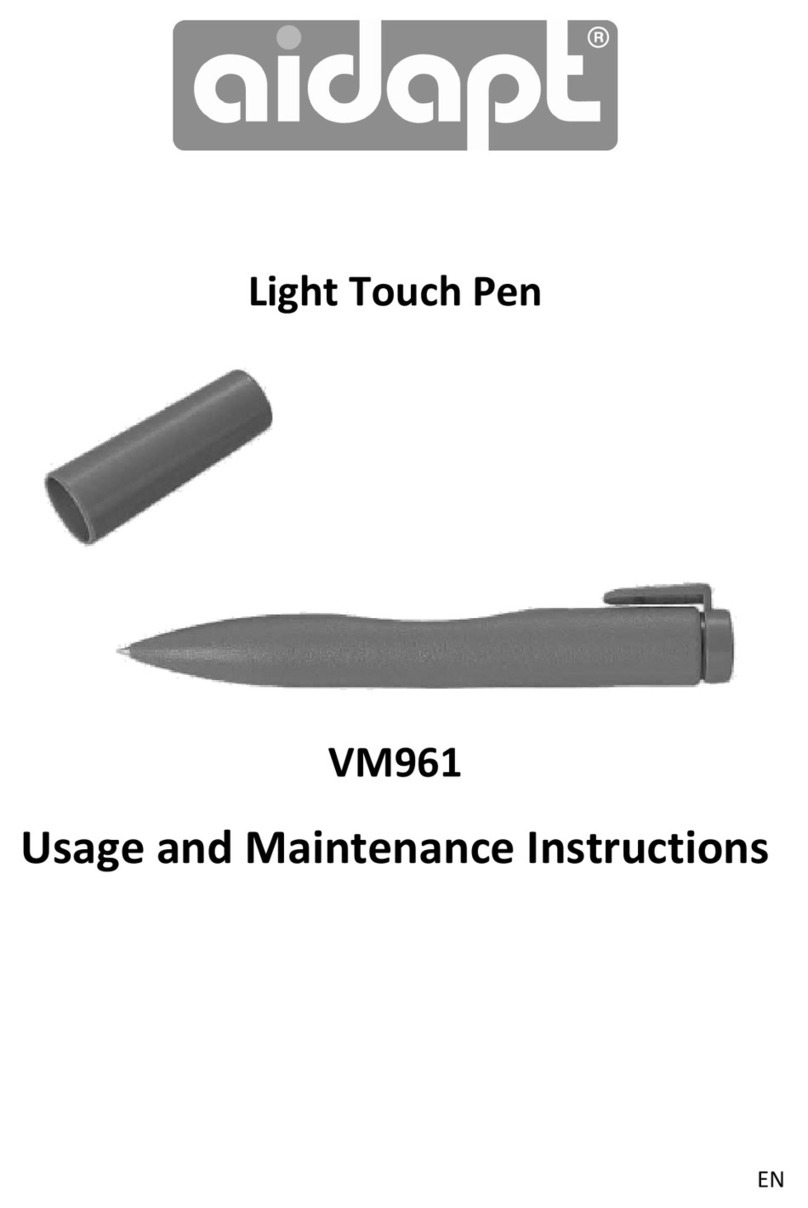 aidapt VM961 Programming manual