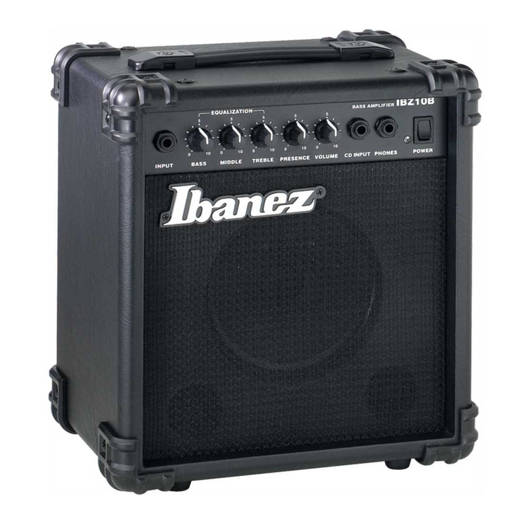 Ibanez IBZ10B User manual