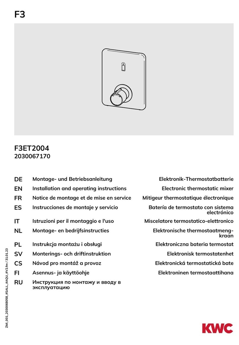 KWC F3E-Therm F3ET2004 User manual