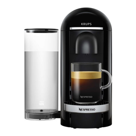 Nespresso KRUPS VERTUO YY2779FD NOIR manual