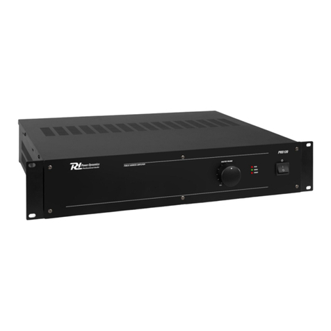 Power Dynamics PRS Series User manual