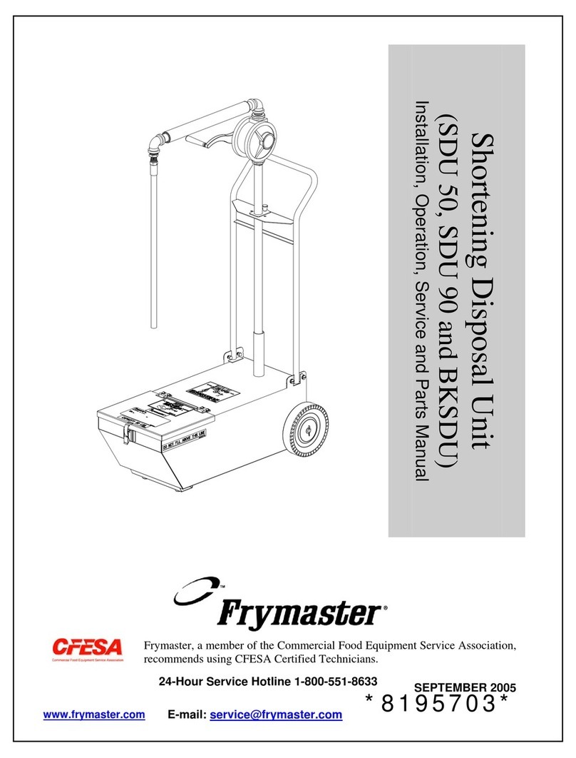 Frymaster SDU 50 Guide