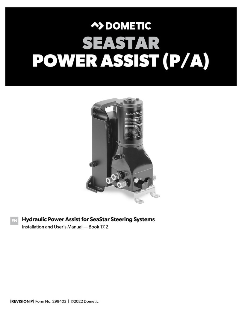 Dometic SEASTAR POWER ASSIST PA1200-2HP Installation and user manual