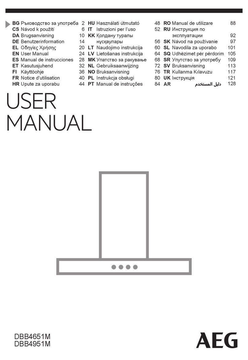 AEG DBB4951M User manual