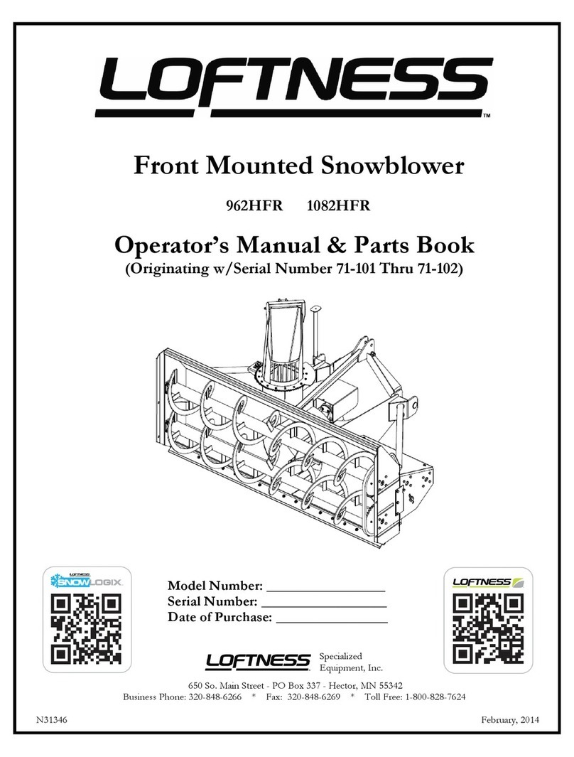 LOFTNESS 962HFR User manual