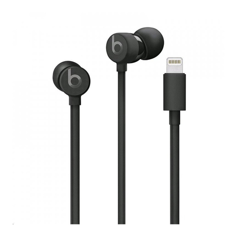 Beats Urbeats3 quick start guide