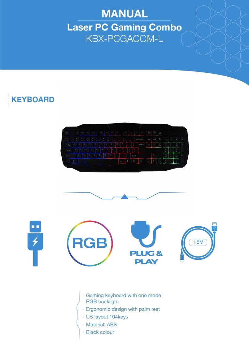 Laserco Laser PC Gaming Combo User manual