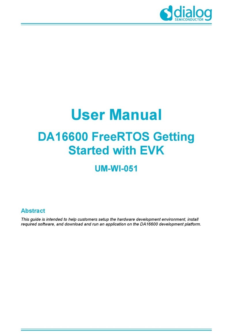 Dialog Semiconductor DA16600 user manual