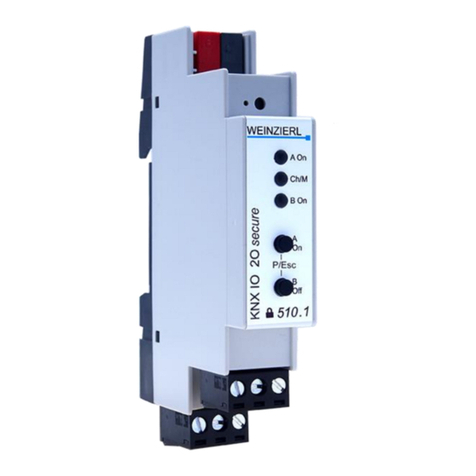 Weinzierl KNX IO 510.1 secure Operation and installation manual