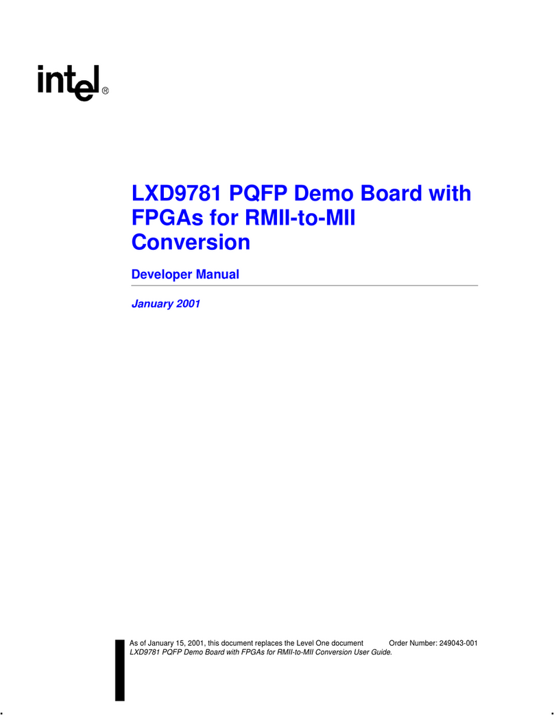 Intel LXD9781 User manual