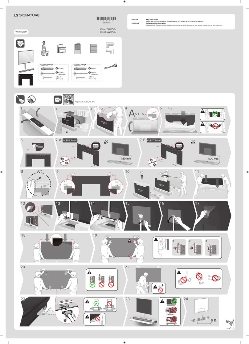 LG OLED77W9PUA User manual
