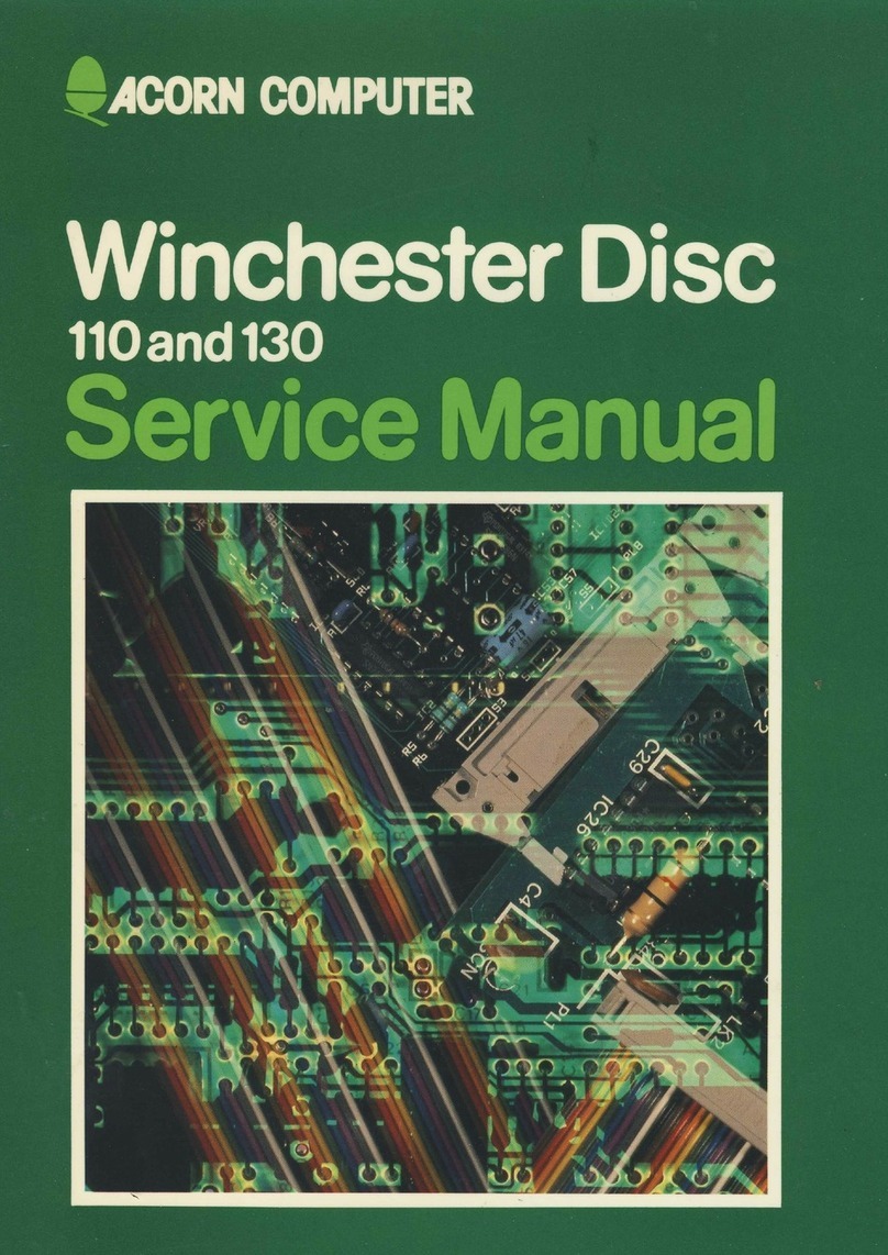 Acorn Computers Limited Winchester disk 110 Service manual Acorn Computers Limited Winchester disk 110 Service manual