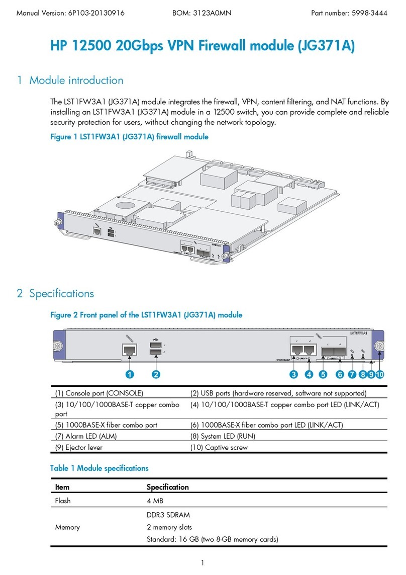HP LST1FW3A1 manual