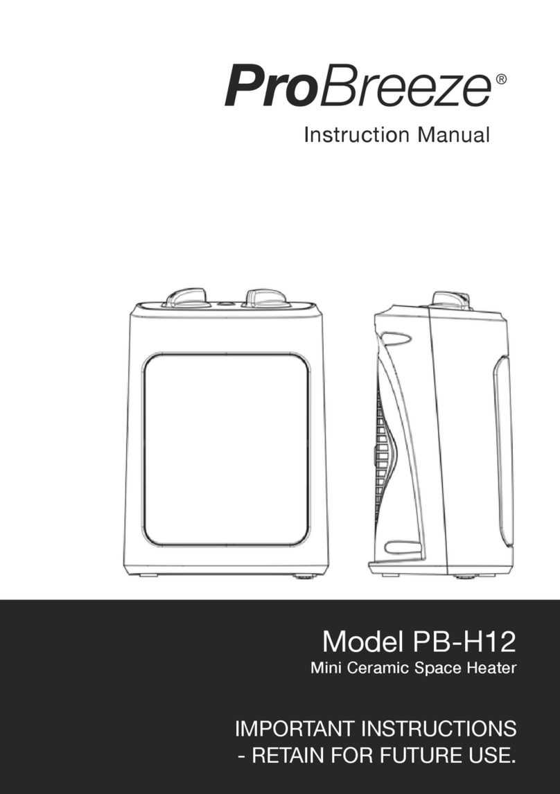 Pro Breeze PB-H12 User manual