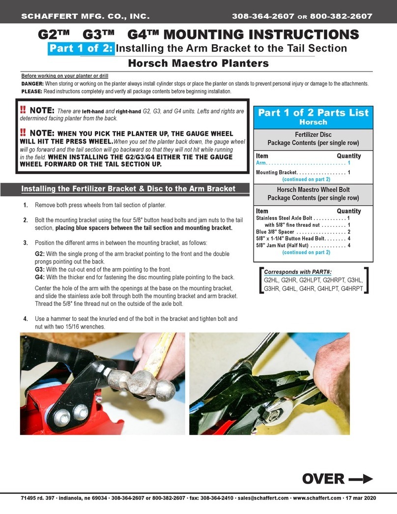 Schaffert G2 User manual