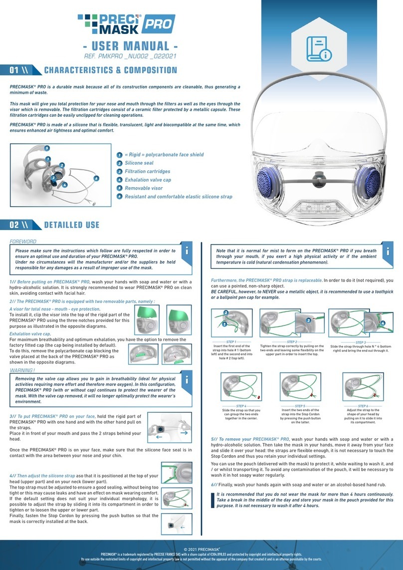 PRECIMASK PRO PMKPRO NU002 022021 user manual