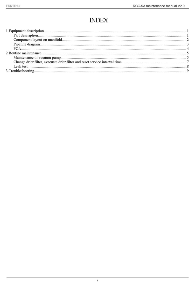 Tektino RCC-9A User manual