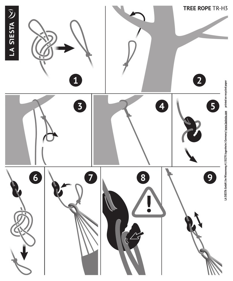 La Siesta TREE ROPE TR-H3 quick start guide