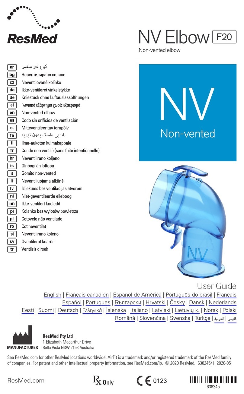 ResMed NV Elbow F20 User manual