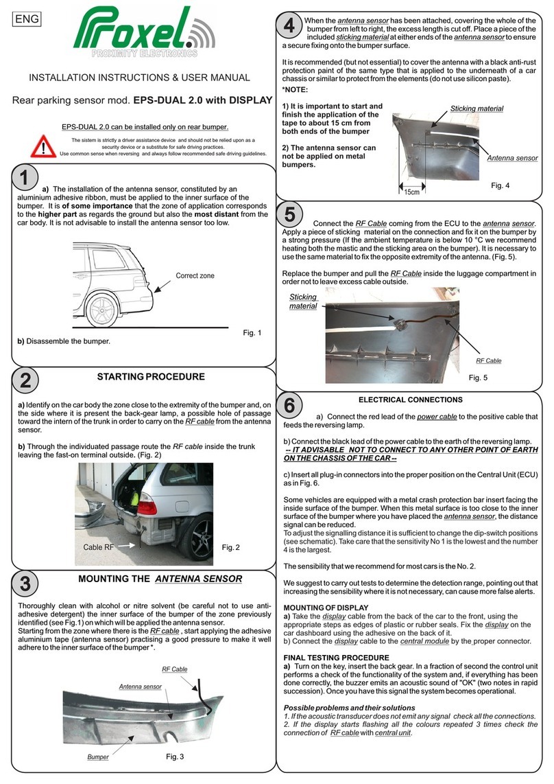 Proxel EPS-DUAL 2.0 with DISPLAY Installation instructions & user manual
