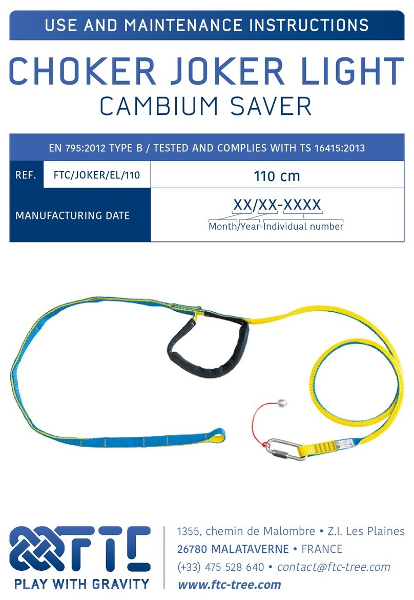 FTC CHOKER JOKER LIGHT Operation instructions