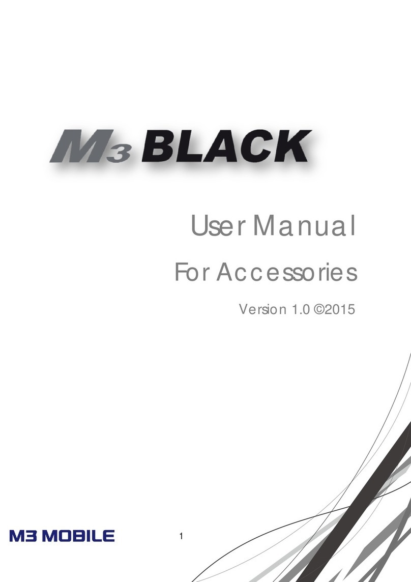 M3 Mobile M3 BLACK user manual